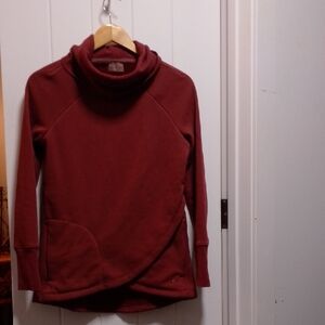 Elegant Maroon Turtle Neck Sweater